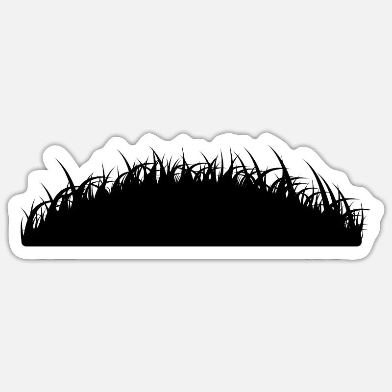 Grass hill Sticker size S (10 x 10 cm)