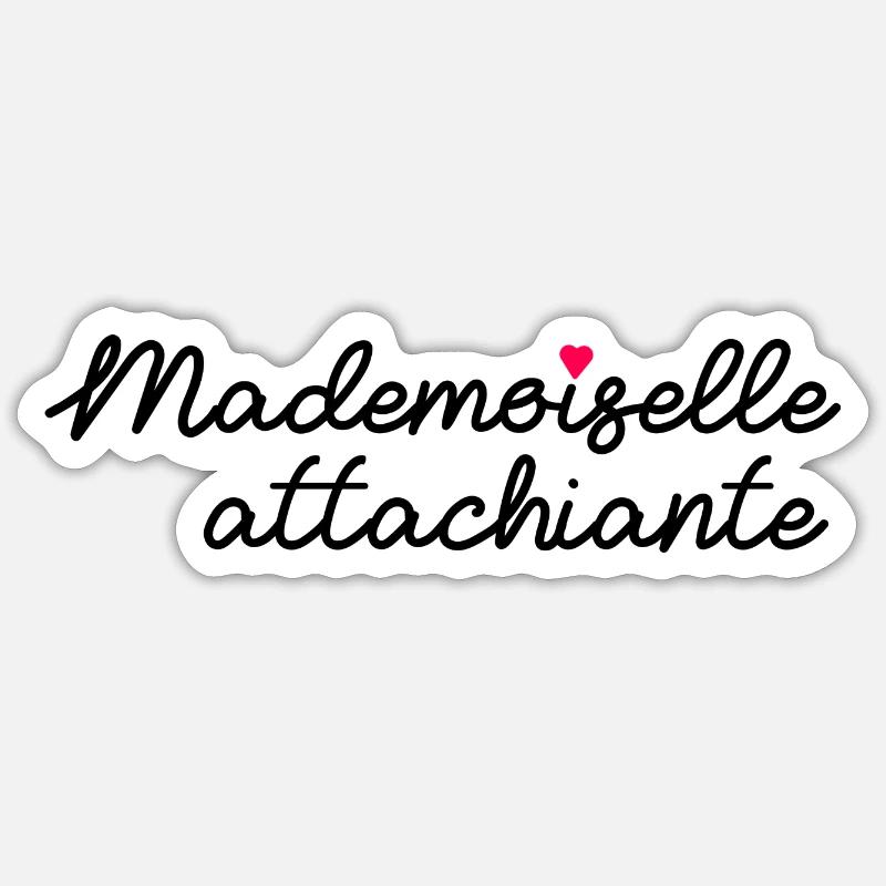 attachiante - Sticker taille S (10 x 10 cm) - blanc mat