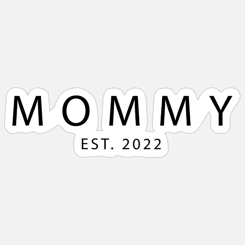 Mutter Motiv 2022 Sticker Größe S (10 x 10 cm)