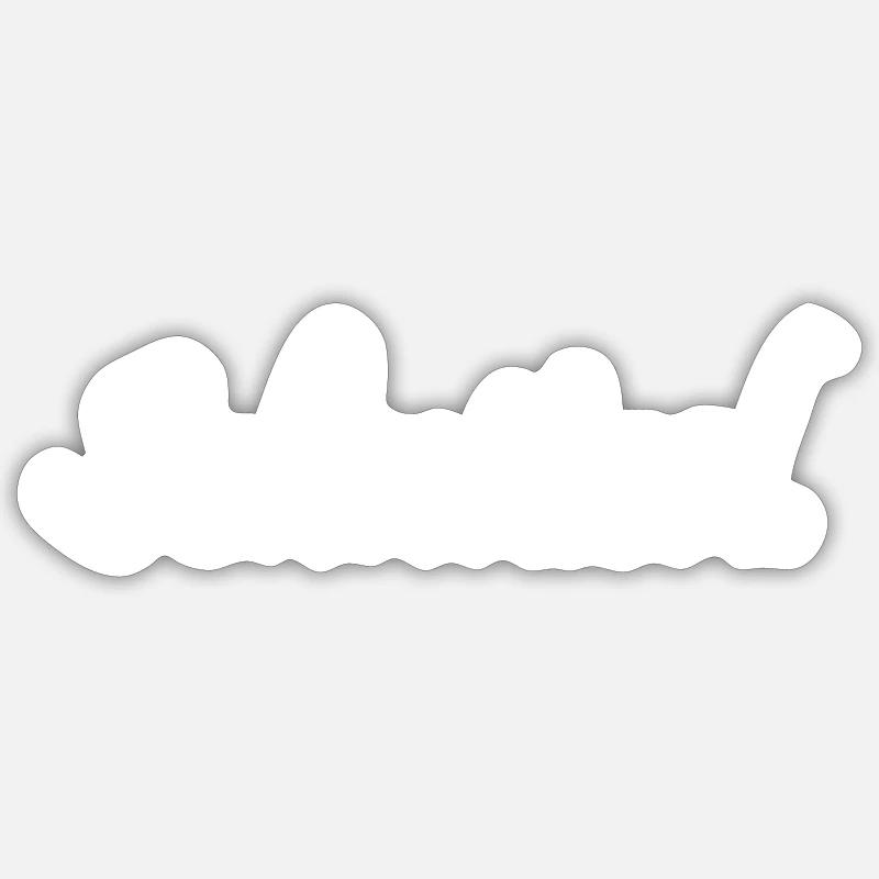 Cutlet - Sticker size S (10 x 10 cm) - white matte