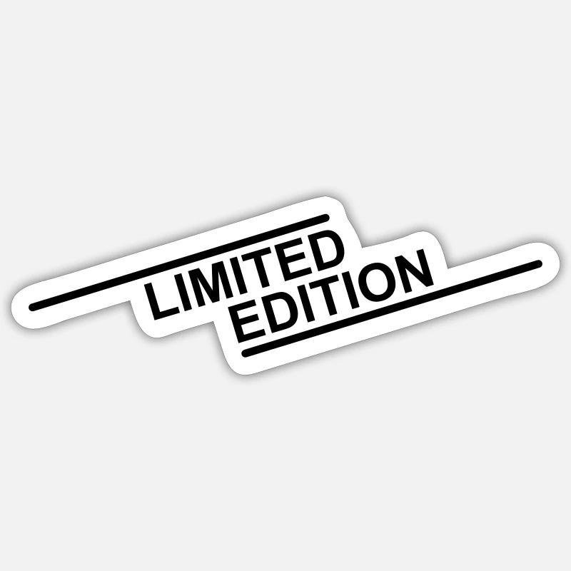 Lettrage en édition limitée Sticker taille S (10 x 10 cm)
