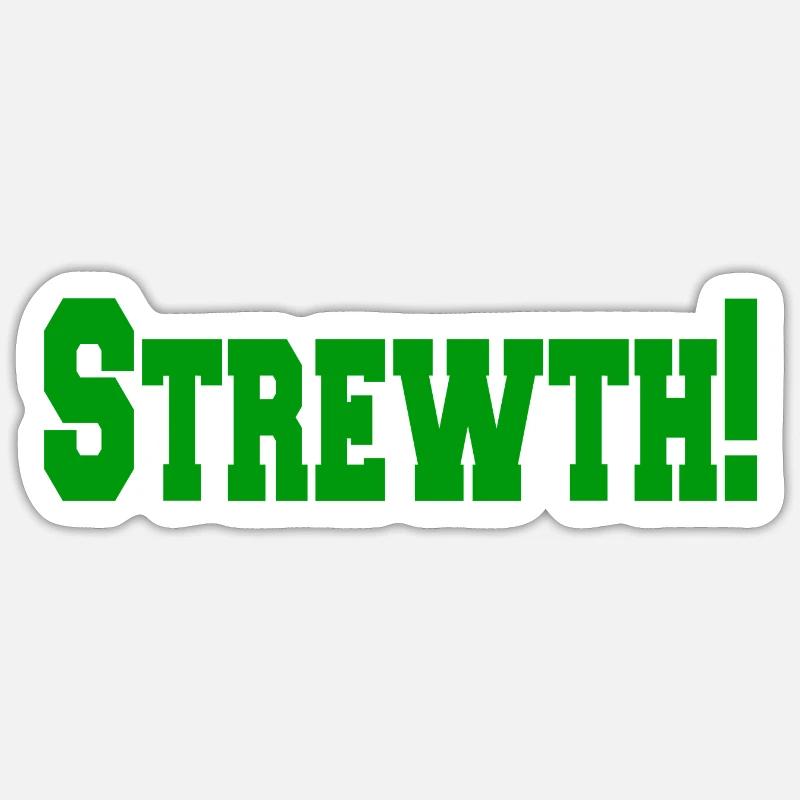 Strewth! Sticker size S (10 x 10 cm)