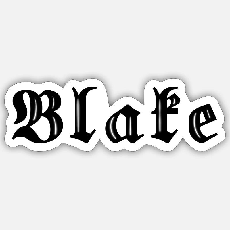 Blake Silver Sticker Größe S (10 x 10 cm)