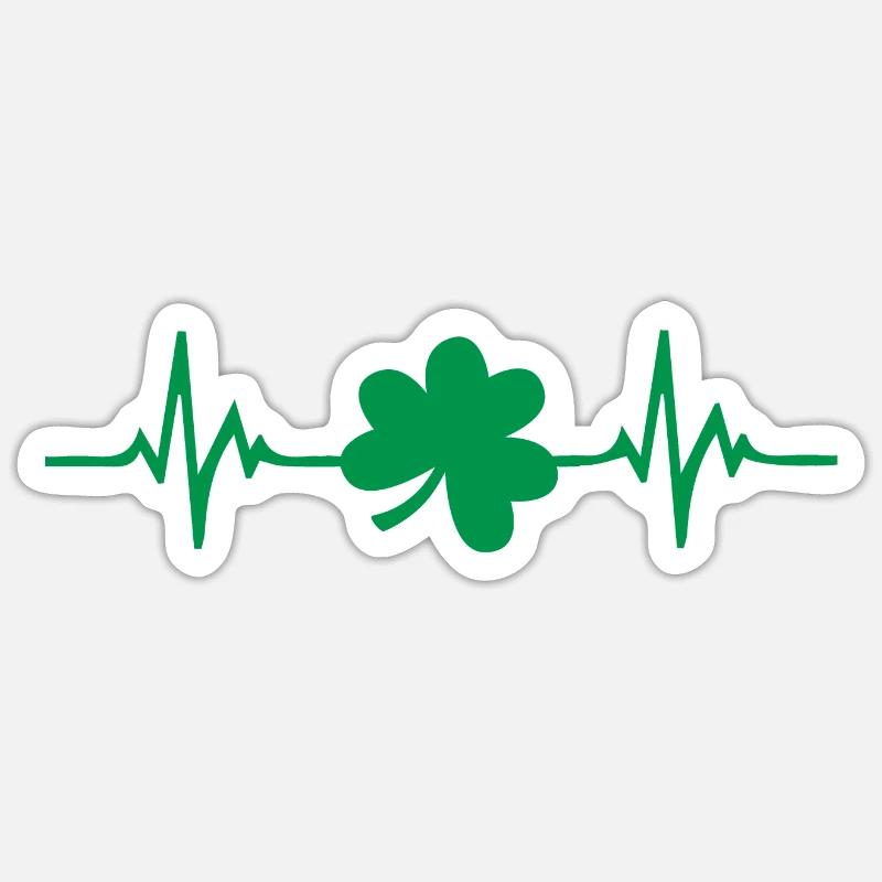 Bonne Saint-Patrick. La Saint-Patrick! Sticker taille S (10 x 10 cm)