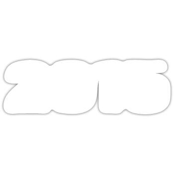 2015 - Gift born in 2015 - Sticker size S (10 x 10 cm) - white matte - Front