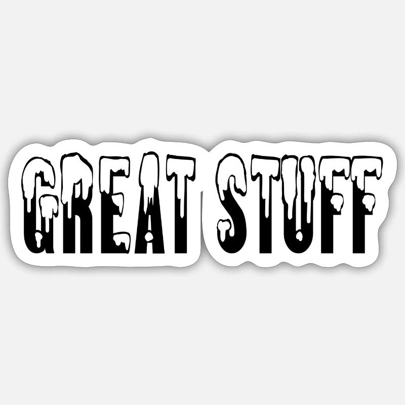 Great stuff design for all common documents Sticker size S (10 x 10 cm)