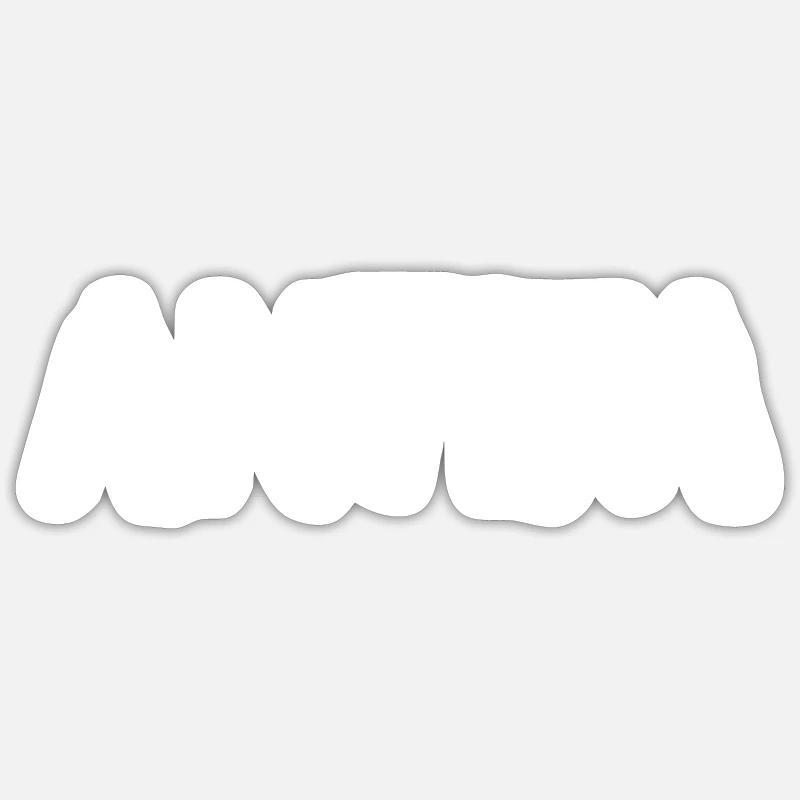 Antifa - Sticker size S (10 x 10 cm) - white matte