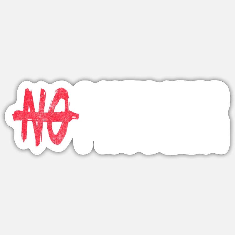 Problème, amusement, satire, sarcasme - Sticker taille S (10 x 10 cm) - blanc mat