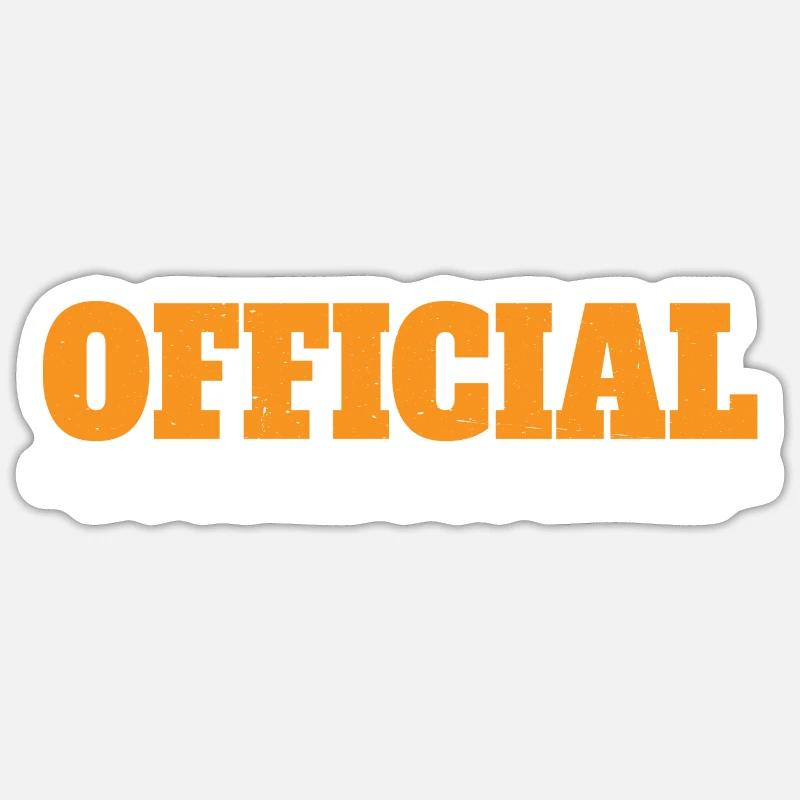 Official Pooper Scooper 33 - Sticker size S (10 x 10 cm) - white matte