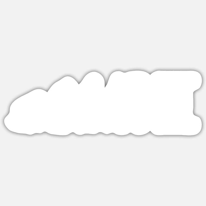 Informatik Evolution Geschenk - Sticker Größe S (10 x 10 cm) - Mattweiß