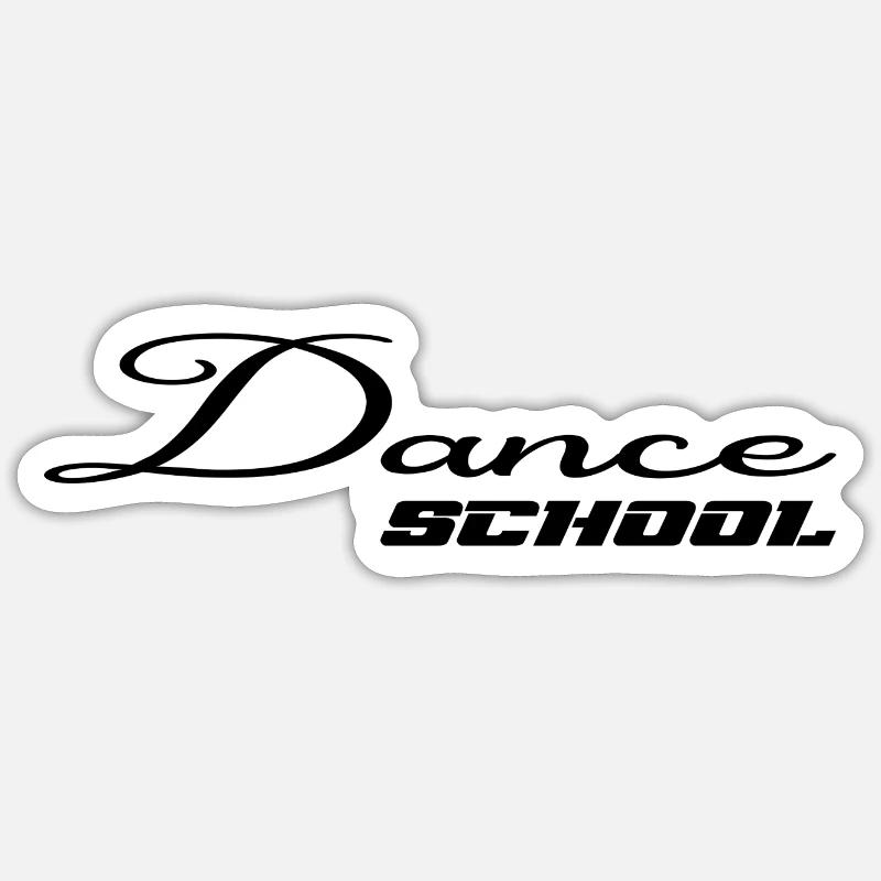 École de danse Sticker taille S (10 x 10 cm)