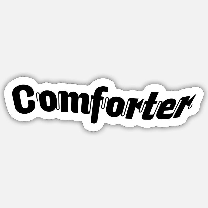 Comforter - Sticker size S (10 x 10 cm) - white matte