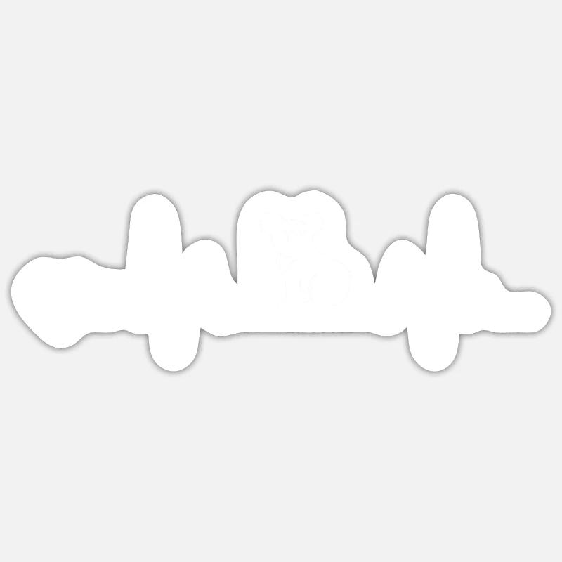 Koala Bear Koala - Sticker size S (10 x 10 cm) - white matte