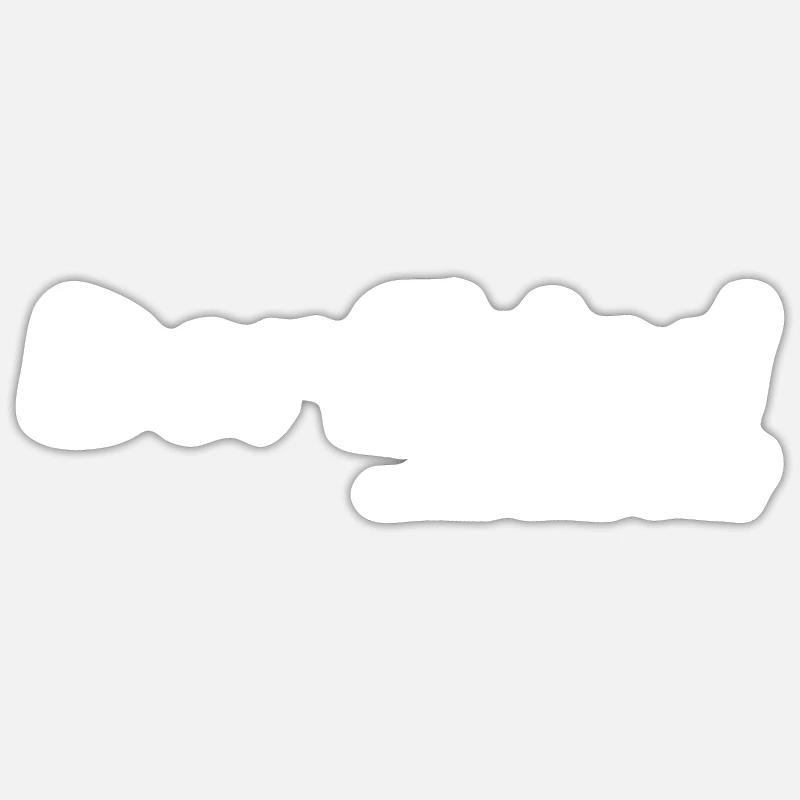 Dorfkind - Sticker Größe S (10 x 10 cm) - Mattweiß