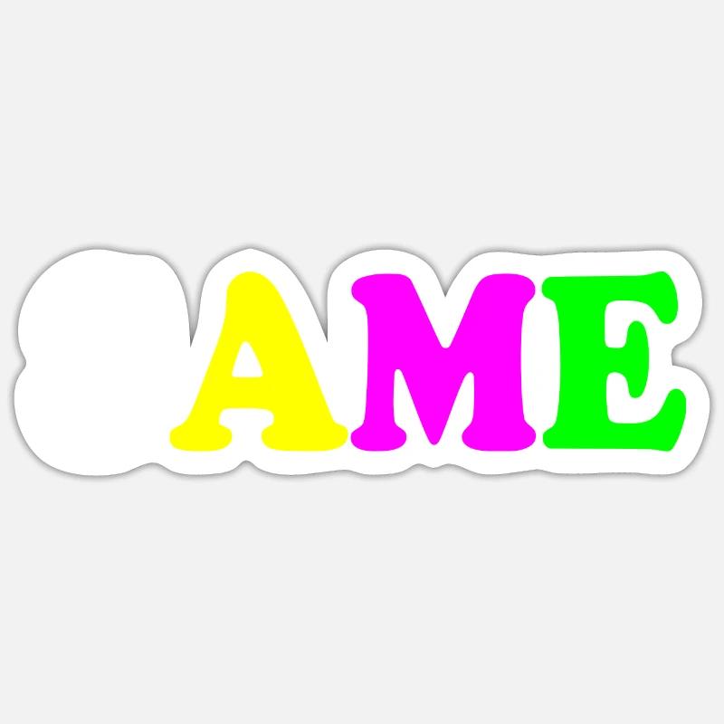 Same - Sticker taille S (10 x 10 cm) - blanc mat