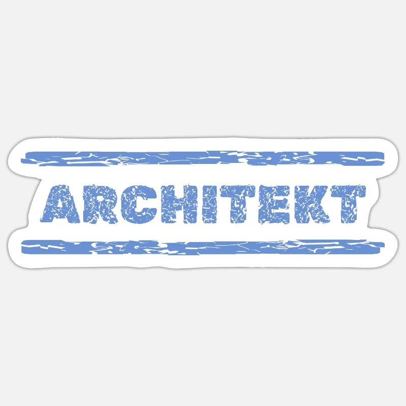 Architect as a profession Sticker size S (10 x 10 cm)