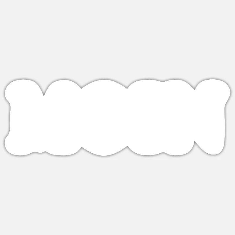 Moin - Sticker Größe S (10 x 10 cm) - Mattweiß