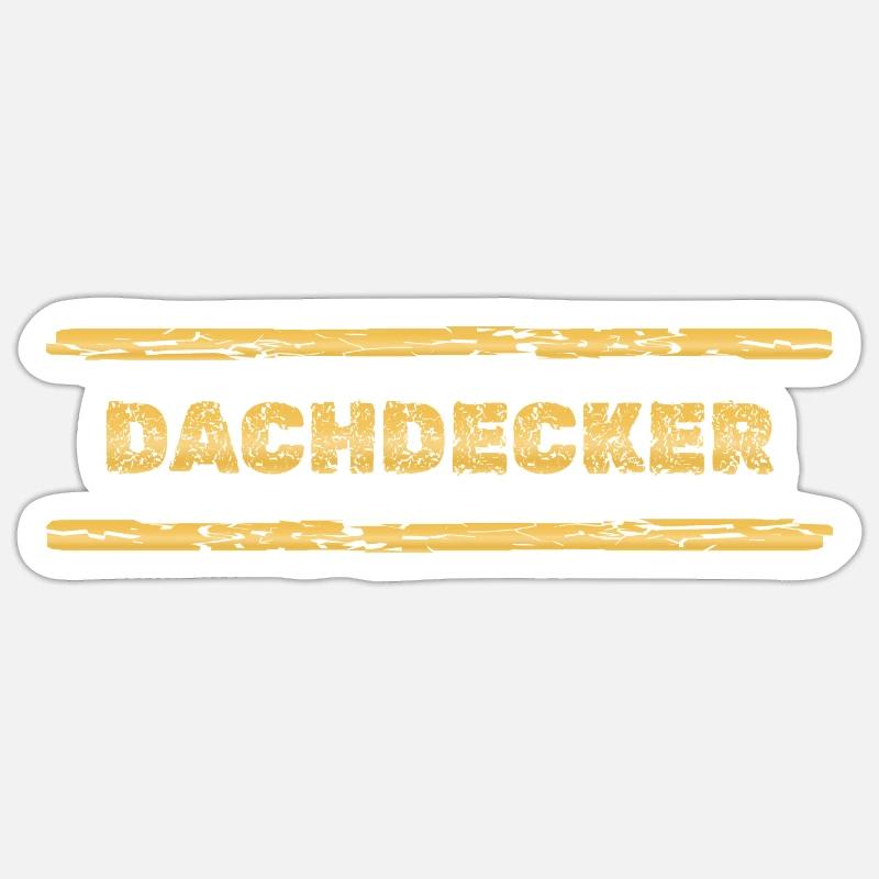 Beruf Dachdecker Sticker Größe S (10 x 10 cm)
