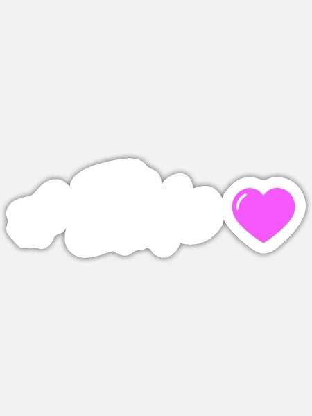 Elite Herz - Sticker Größe S (10 x 10 cm) - Mattweiß