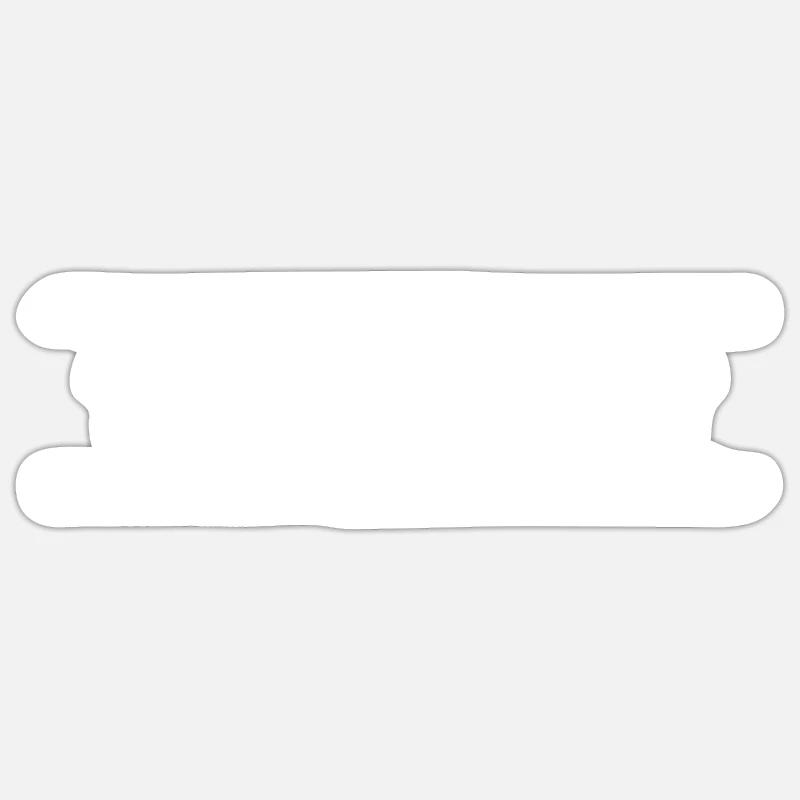 Cadeau pour pompiste - Sticker taille S (10 x 10 cm) - blanc mat
