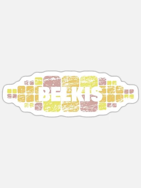 Mutti Belkis - Sticker Größe S (10 x 10 cm) - Mattweiß