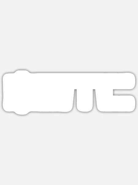 $BTC - Sticker Größe S (10 x 10 cm) - Mattweiß