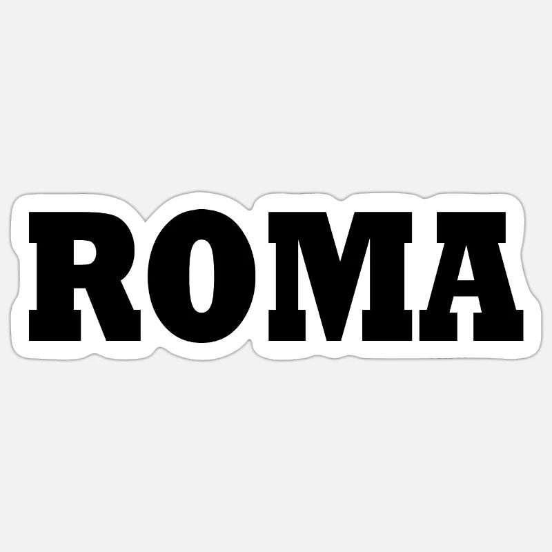 Rome - Sticker taille S (10 x 10 cm) - blanc mat