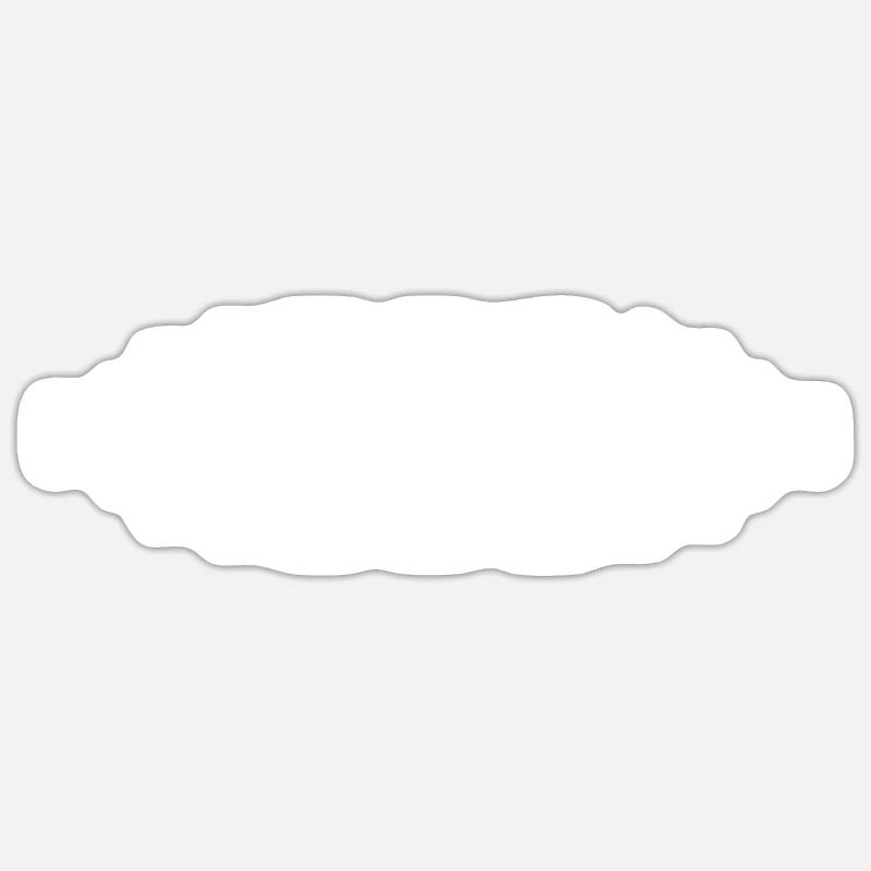 Cadeau pour Dennis - Sticker taille S (10 x 10 cm) - blanc mat