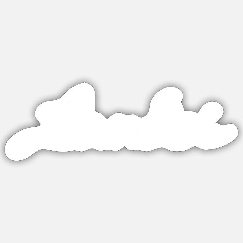 Landei - Sticker Größe S (10 x 10 cm) - Mattweiß