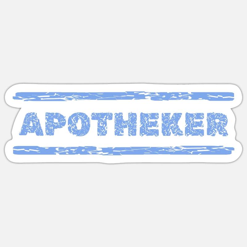 Occupation Pharmacist Sticker size S (10 x 10 cm)
