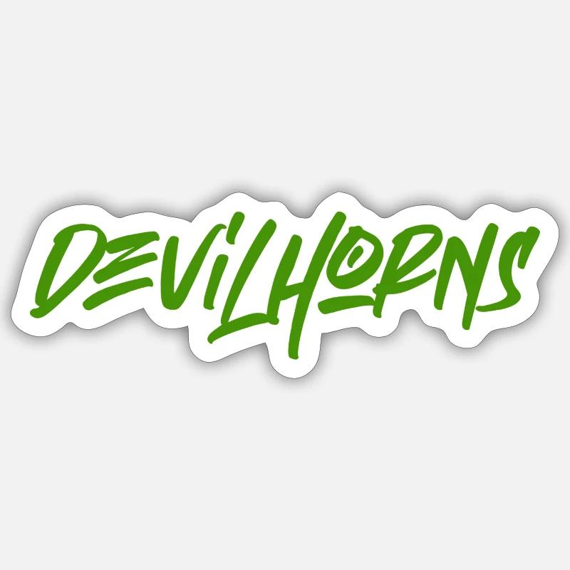 Devilhorns Sticker size S (10 x 10 cm)