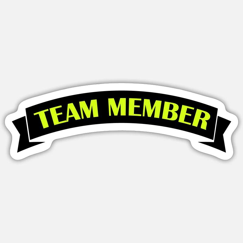 Équipier - Sticker taille S (10 x 10 cm) - blanc mat