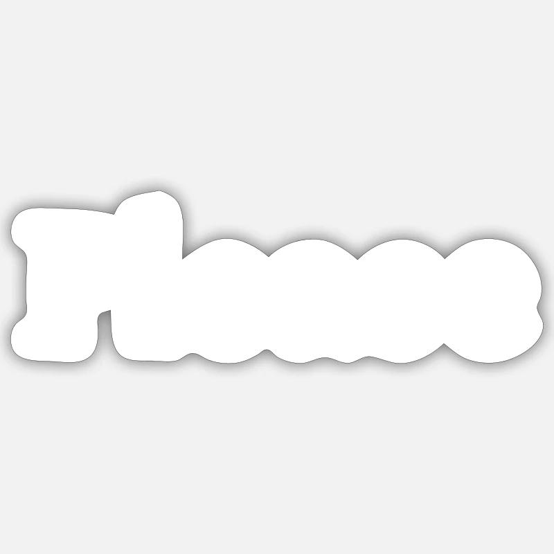 Please Sticker size S (10 x 10 cm)