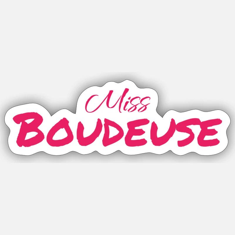 Miss boudeuse Sticker taille S (10 x 10 cm)