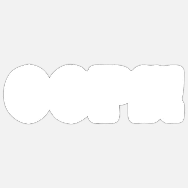 Oops - Sticker size S (10 x 10 cm) - white matte