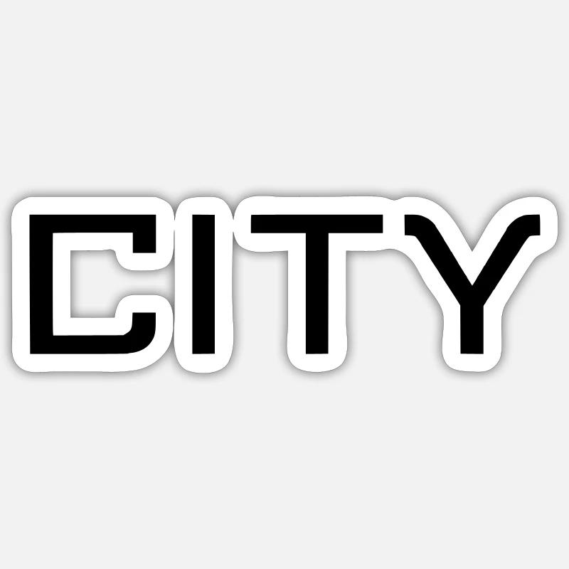 CITTÀ Adesivo