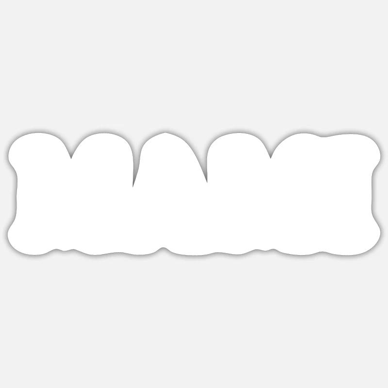 Mami - Sticker size S (10 x 10 cm) - white matte