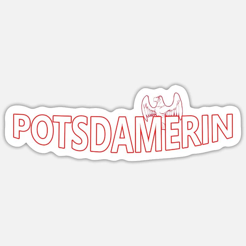 Potsdamer Sticker size S (10 x 10 cm)