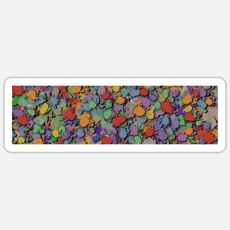 Farbspritzer Sticker Größe S (10 x 10 cm)