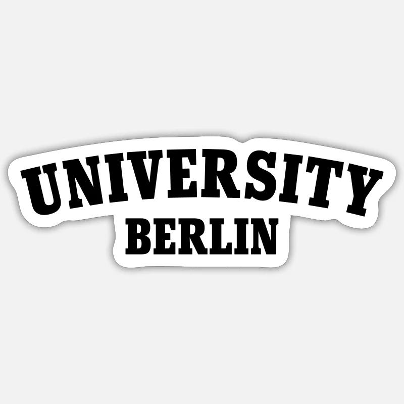 University Berlin - Sticker size S (10 x 10 cm) - white matte