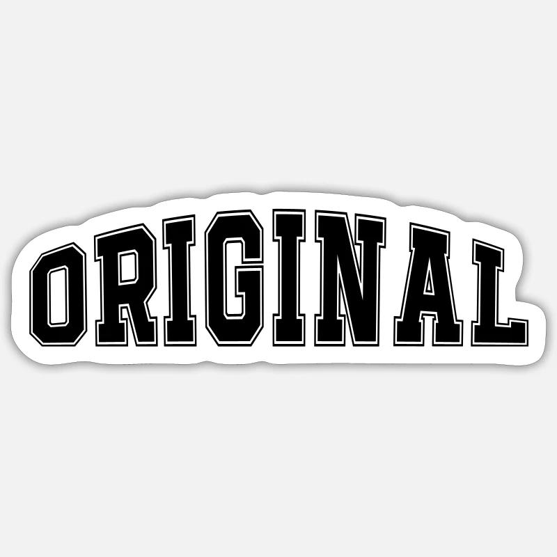 Langue source - Sticker taille S (10 x 10 cm) - blanc mat