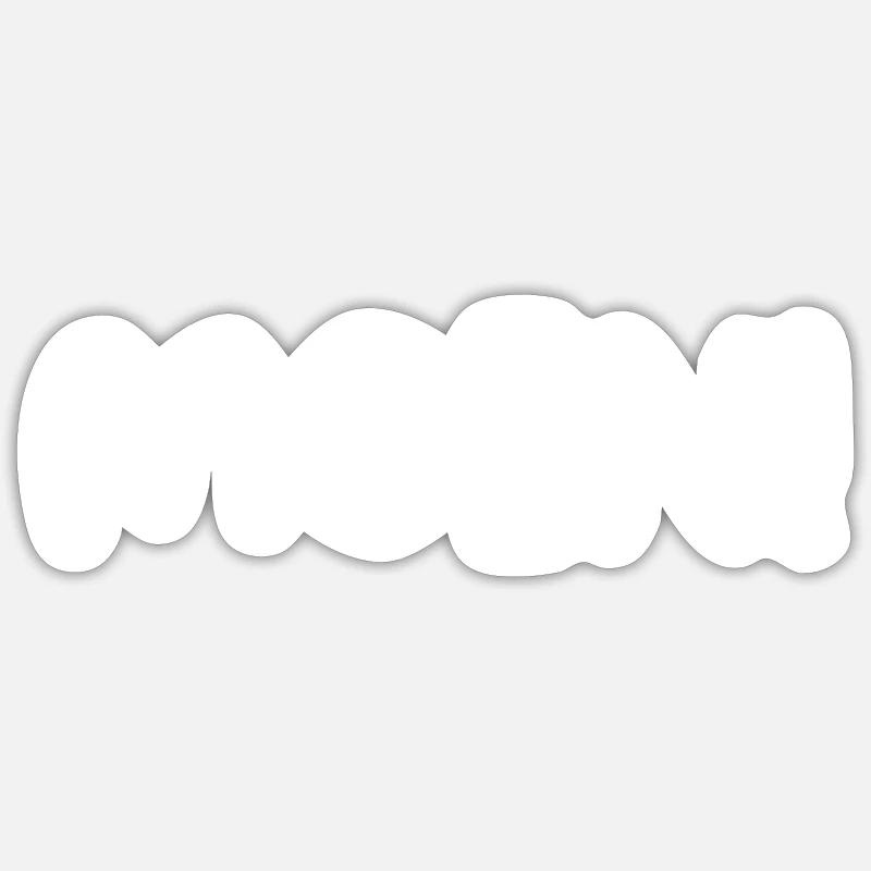 Moin Spruch - Sticker Größe S (10 x 10 cm) - Mattweiß