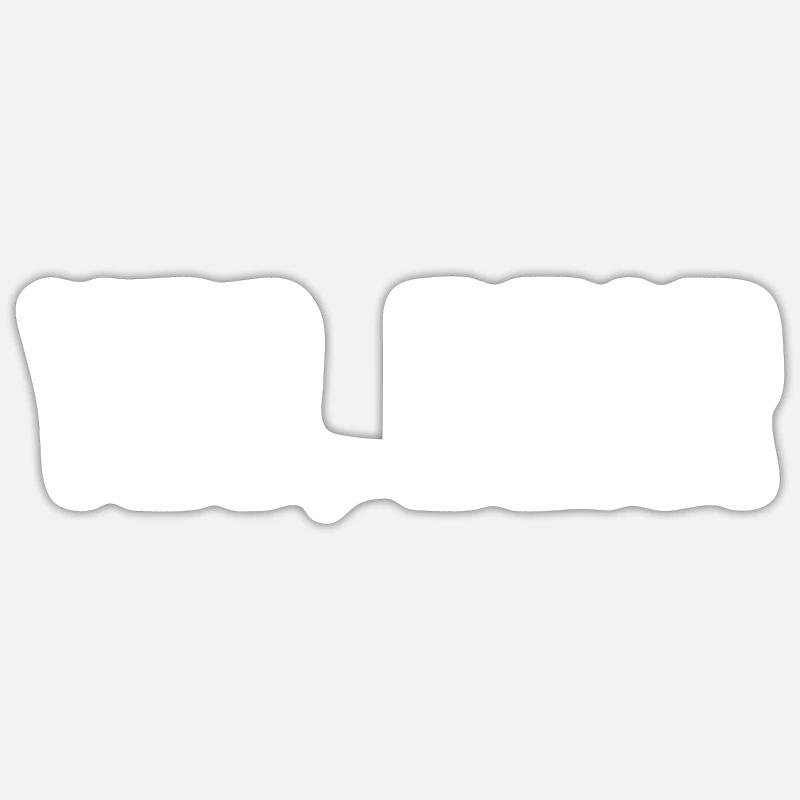 Cher - Sticker taille S (10 x 10 cm) - blanc mat
