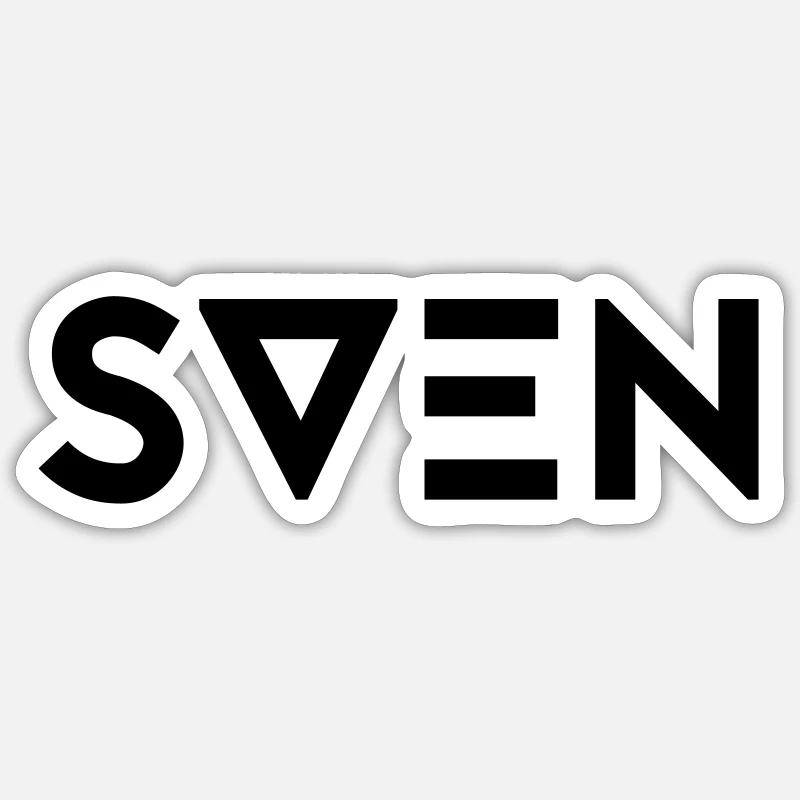 First name Sven Sticker size S (10 x 10 cm)