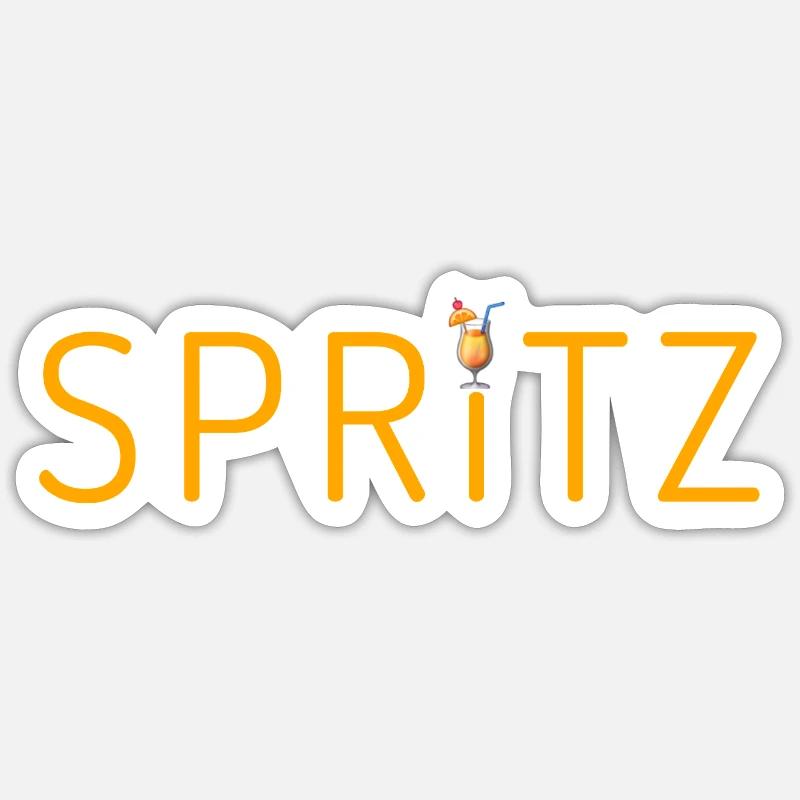 Boisson Spritz Sticker taille S (10 x 10 cm)