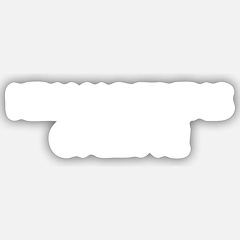 KZALUDERENSOPZETTE – Antwerp Dremenshirt - Sticker taille S (10 x 10 cm) - blanc mat
