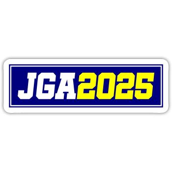 Jga 2025 - Sticker Größe S (10 x 10 cm) - Mattweiß - Vorne