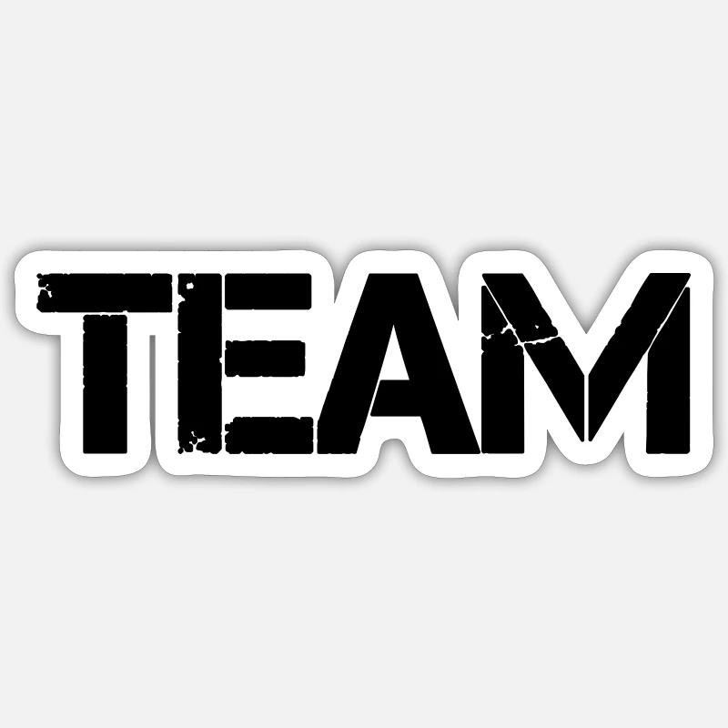 team Sticker size S (10 x 10 cm)
