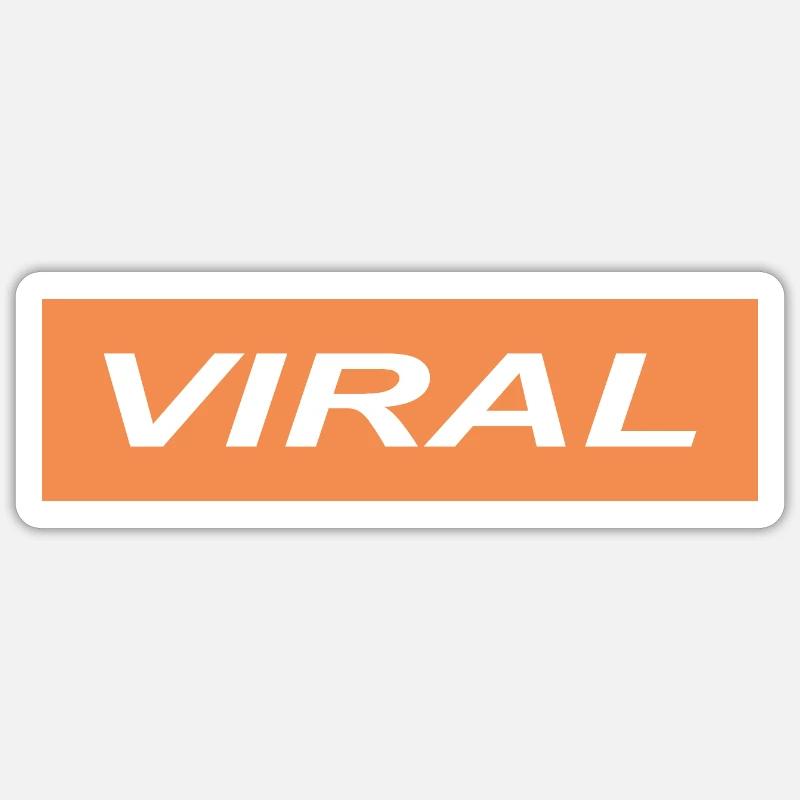 Viral Sticker size S (10 x 10 cm)