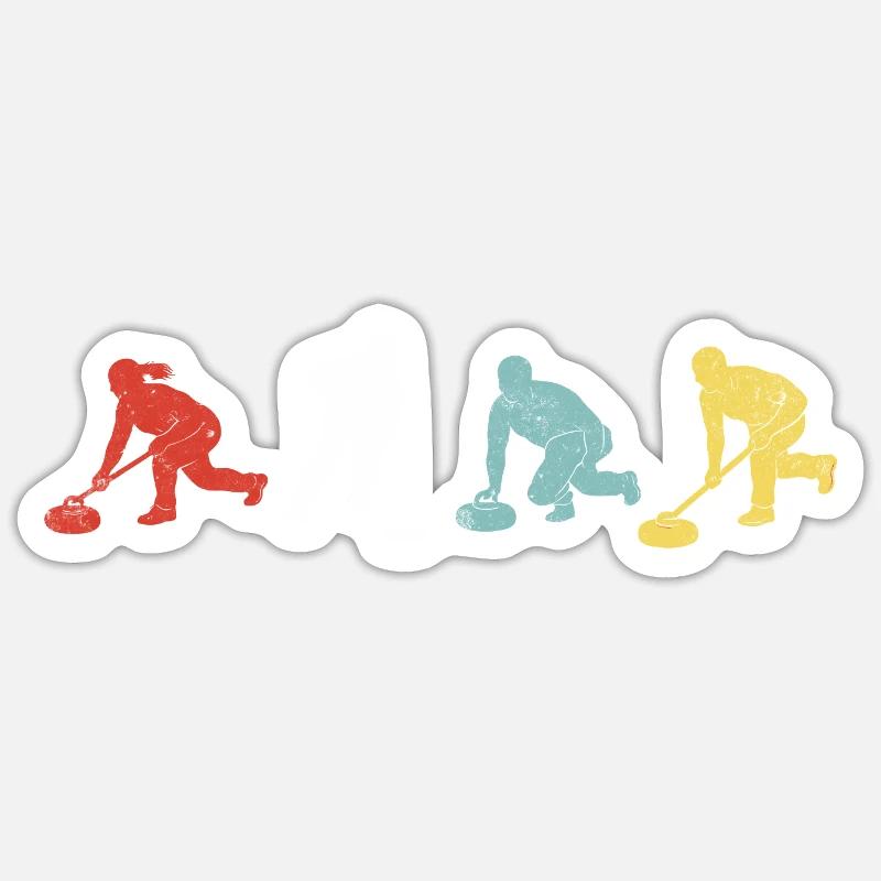 Vierfarbige Putz-Helden - Sticker Größe S (10 x 10 cm) - Mattweiß